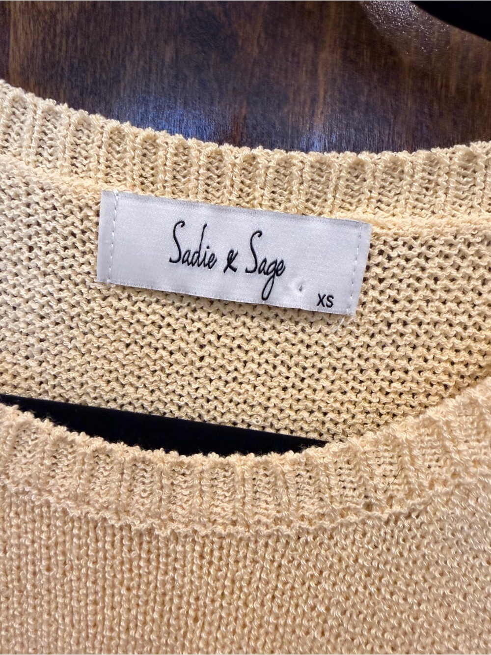 Butter Yellow Knit Tank Top - Picture 2 of 5